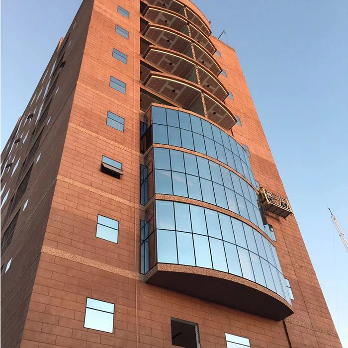 Murs extérieurs en verre