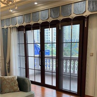 Doubles portes coulissantes en aluminium