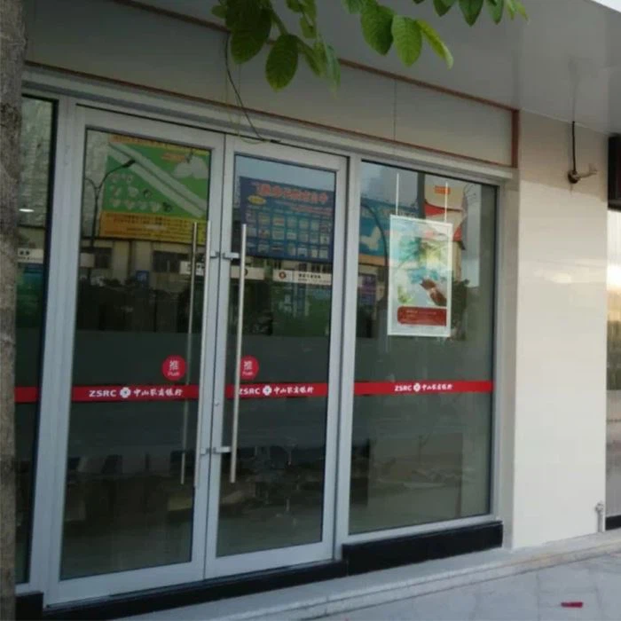 aluminium shop front doors