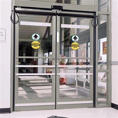 portes d'entrée de magasin en aluminium