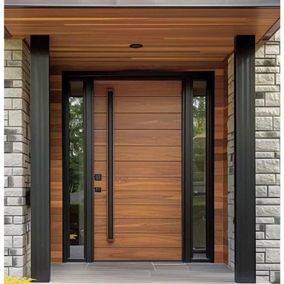 Portes extérieures en aluminium